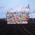 surrealismo-simbolismo-quadro_surrealista-poetico-pensatore-cervello-giardiniere-fiori-innaffiare-riflettere-creatività-nuove_idee-architettura-amore_per_la_natura