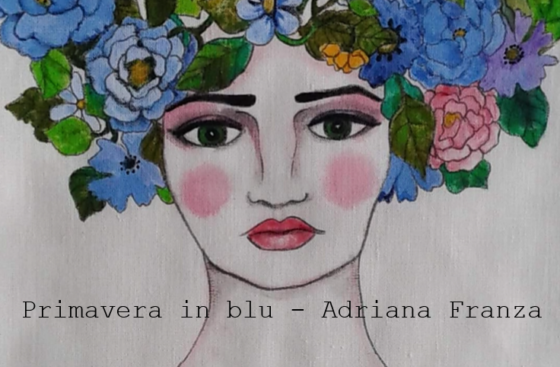 hand-painted_cushion-one_of_a_kind-homedecor-blue_tones_spring-woman-pre_raphaelites-primavera-hand_painted-pillow_case-original_gift