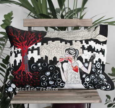 unique_pillow_case-goblet-red-wine-symbolism-blood-life-energy-love-tree-of-life-melancholy-surrealism-graphic-white-black-red-hand_painted_cushion-unique_gift-home_design