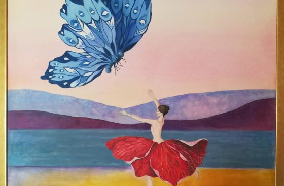 the dance-acrylic on canvas