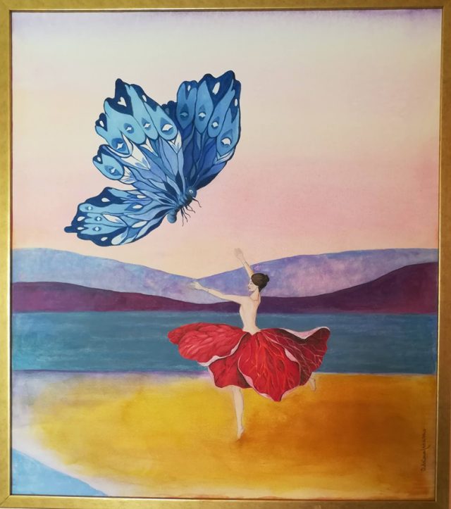 the dance-acrylic on canvas
