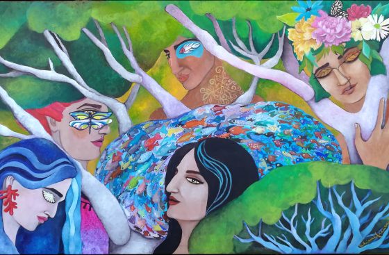 Metamorfosi - Acrilico su tela / 60x100 cm