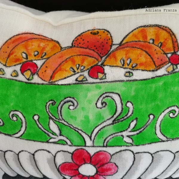 sicilian-cassata-hand-painted-cushion-woman