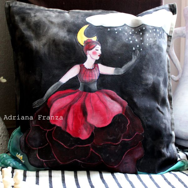 rain-sorceress-hand-painted-cushion