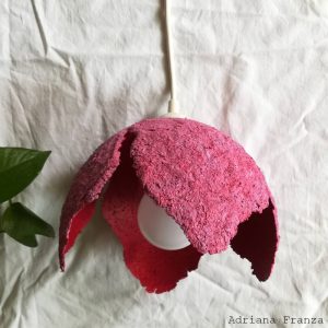 fiore rosa - lampadario