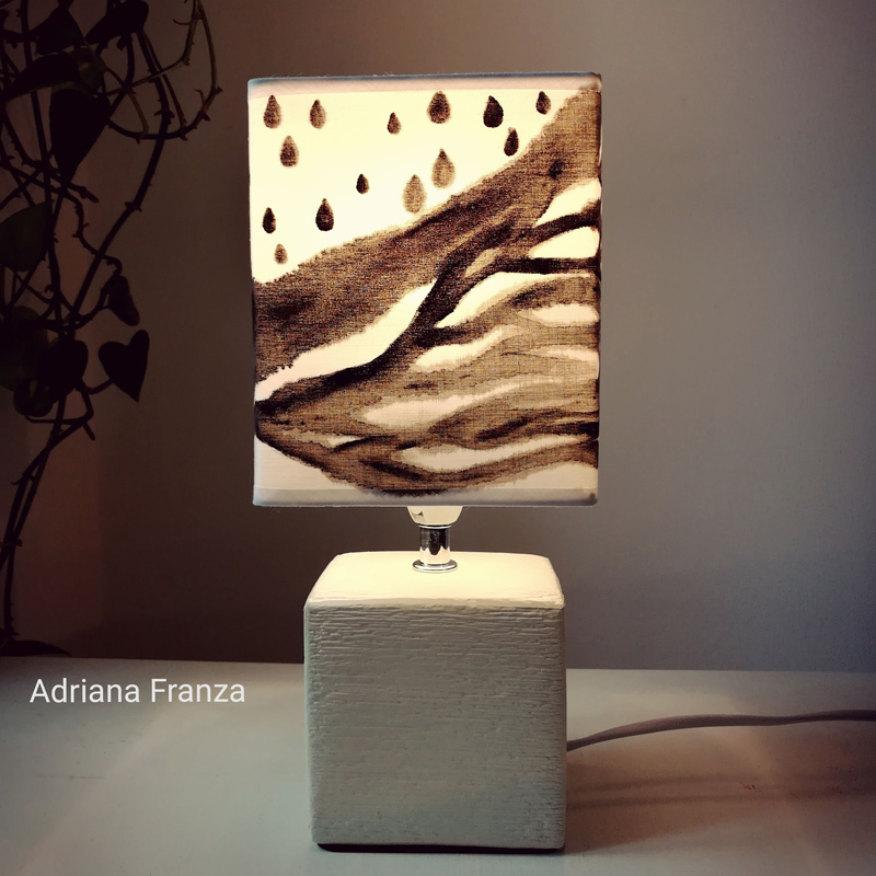River- hand-painted_lampshade