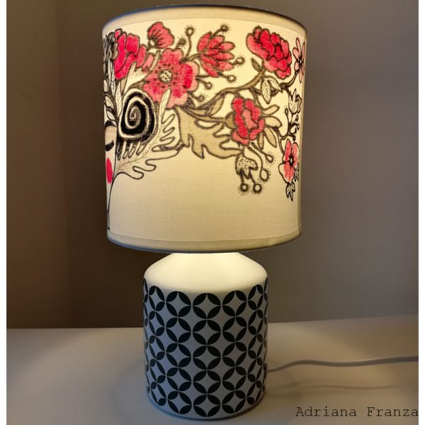 Dahlia-handpainted-lamp