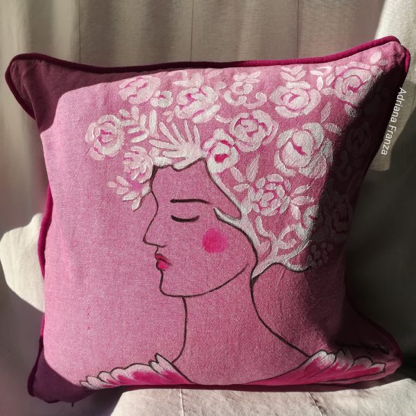 hand-painted-pillowcase-pink-and-white