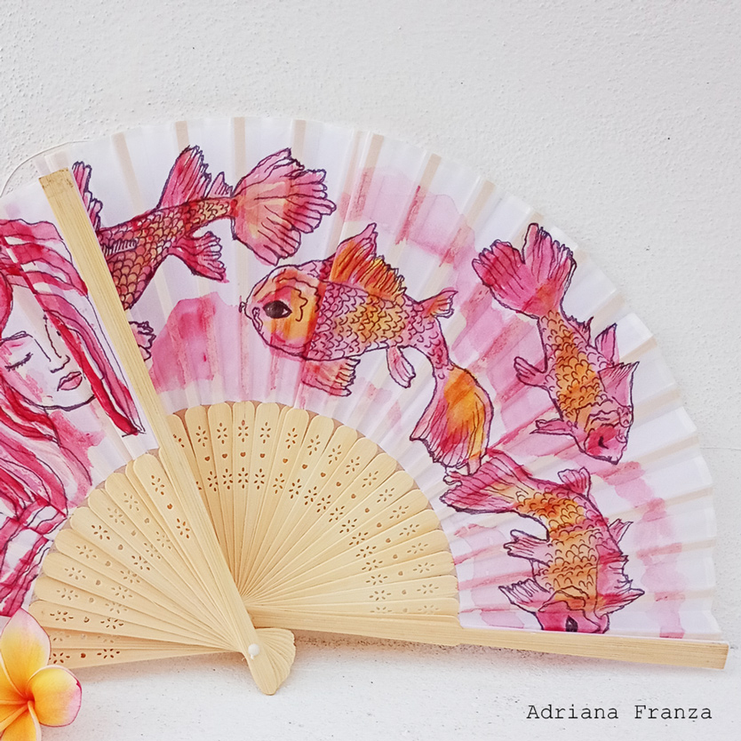 hand-painted-fan-red-fishes–bemalter-faecher