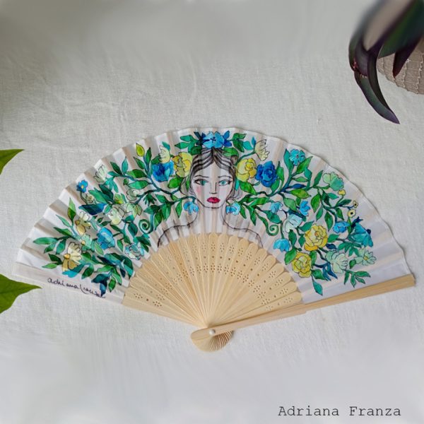 hand-painted-fan-flowers