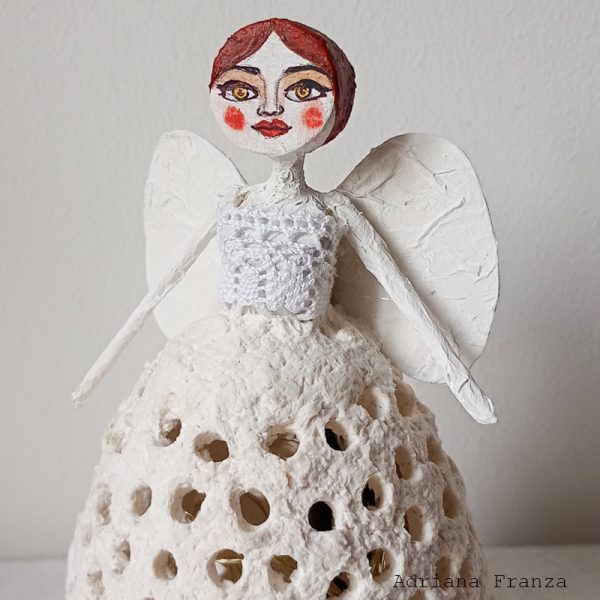 white-little-angel-lamp-papier-mâché-angel-doll-illuminated papier-mâché-figurine-gift-communion-baptism-wedding-vienna-xmas-present